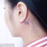 butterfly-behind-the-ear-tattoo