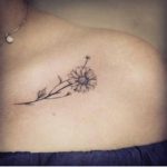collar-daisy-flower-tattoo
