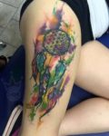 colorful-dreamcatcher-tattoos