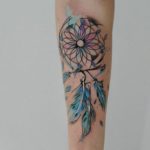 daisy-dreamcatcher-tattoos