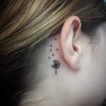 dandelion-behind-the-ear-tattoo