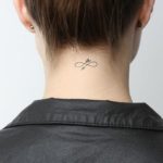 infinity-back-of-neck-tattoo