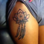 lotus-dreamcatcher-tattoos