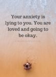 lying inspirational anxiety quote