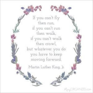 moving forward inspirational depression quote