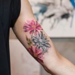 pink-daisy-flower-tattoo