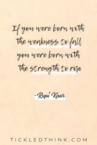 rise inspirational depression quote