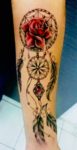 rose-dreamcatcher-tattoos