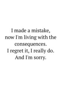 sorry forgive me quote