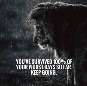 survive inspirational depression quote