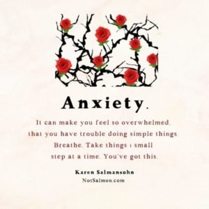 trouble inspirational anxiety quote