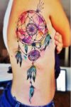 watercolor-dreamcatcher-tattoos