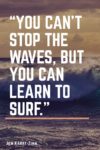 waves inspirational anxiety quote