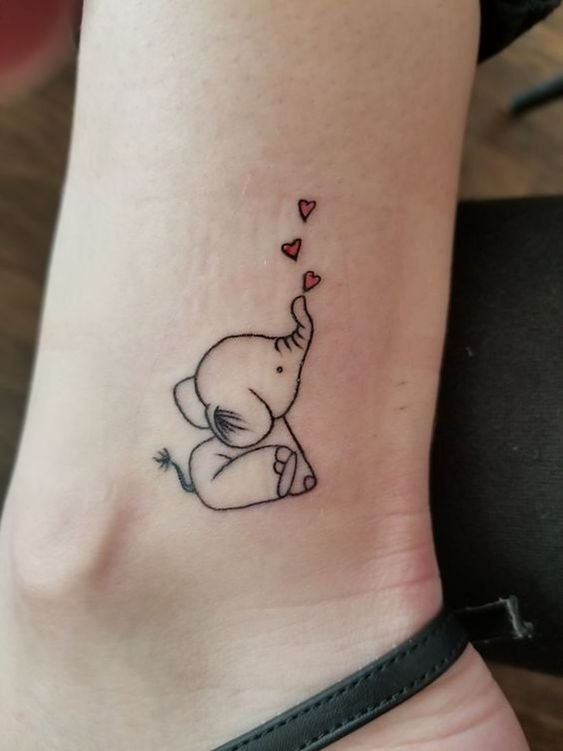 Small Elephant Tattoo Designs