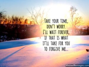 take your time forgive me quote