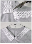 how to cut a shirt lace collar